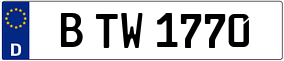 Truck License Plate